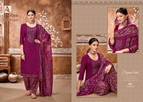 Alok Sakhiya 3 Festive Wear Viscose Designer Dress Material Collection